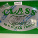 Stainless Steel Mudflap "Class is a Clean Truck" Logo Cutout - The New Vernon Truck Wash