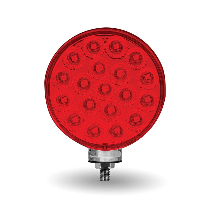 TRUX Amber / Red Round Double Face LED with Reflector