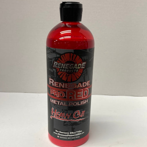 Renegade Products Red Liquid Metal Polish - Metal Polish & Car Scratch  Removal, for Use on Chrome, Stainless Steel, & Aluminum, Cleaner & Polish  for