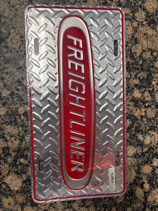 Freightliner Diamond Plate Vanity Plate