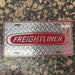 Freightliner Diamond Plate Vanity Plate - Horizontal