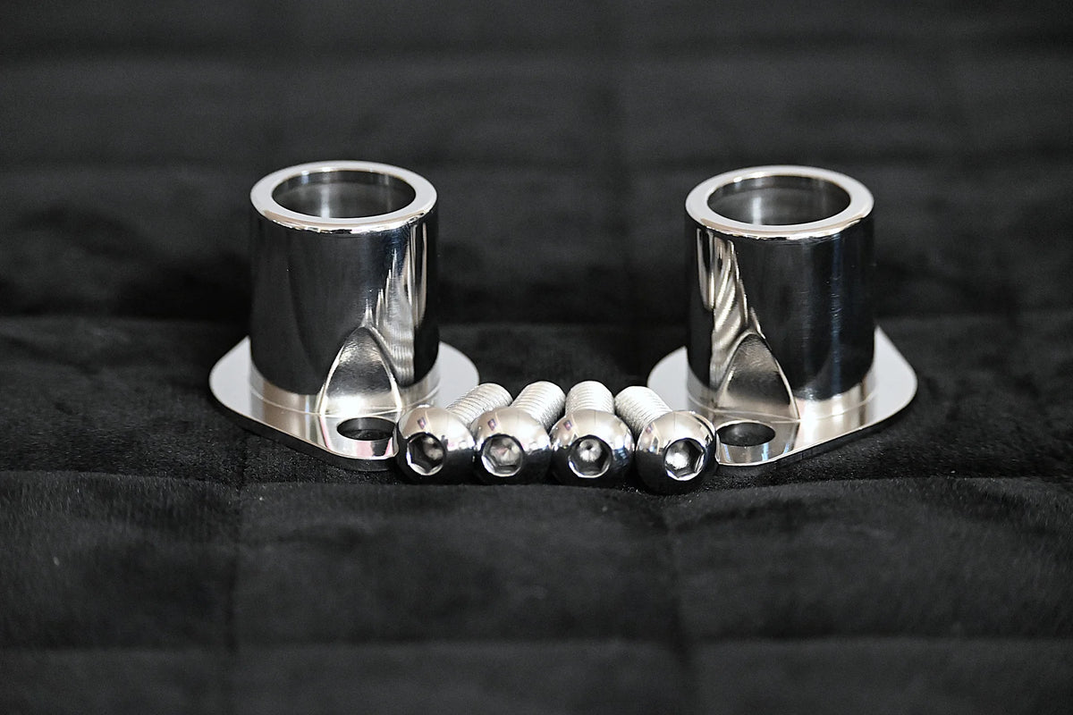 GGE Products - 304 Stainless Peterbilt 379/389 Wiper Post Covers
