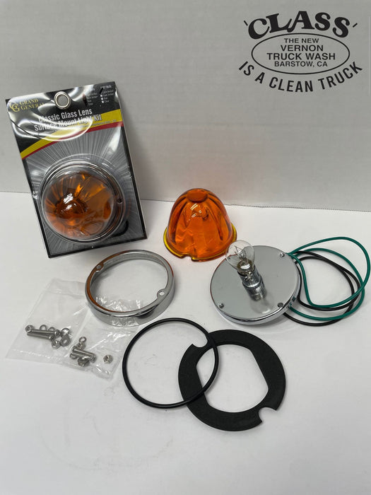 Grand General Glass Watermelon 1157 Light Kit for Semi Trucks - Dark Amber