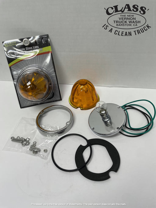 Grand General Glass Watermelon 1157 Light Kit for Semi Trucks - Light Amber