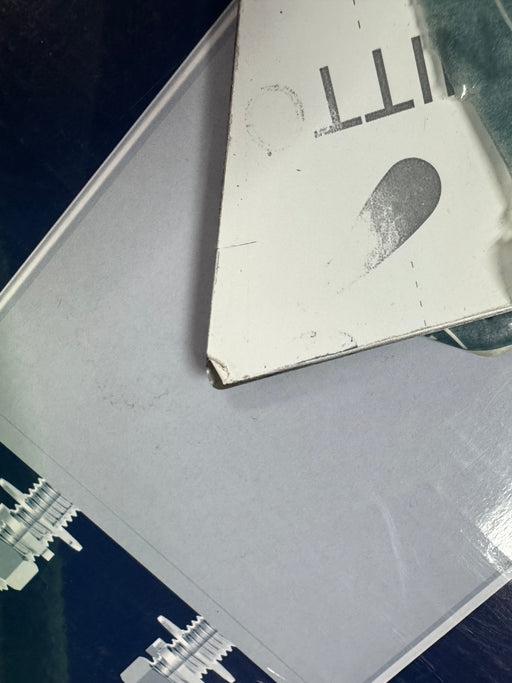 Stainless 2007+ Peterbilt 388 Hood Emblem Stripe Accent - Slight Damage See Photos - The New Vernon Truck Wash