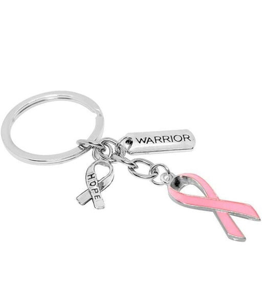 Breast Cancer Warrior Keychain - Supporting Emily Bonham & Family - The New Vernon Truck Wash