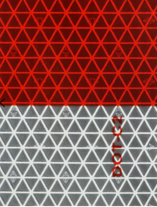 Orafol V92 2x50vgs Rouge Blanc Pellicule A Grande Visibilite