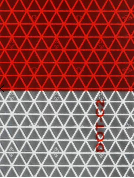 Orafol V92 Daybright DOT-C2 Conspicuity Reflective Tape – 6" Red / 6" White (Per Foot) - The New Vernon Truck Wash
