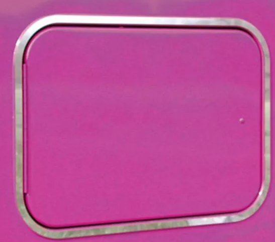 Freightliner Columbia Storage Door Trim – Stainless Steel – TF-1407 – Trux Accessories - The New Vernon Truck Wash