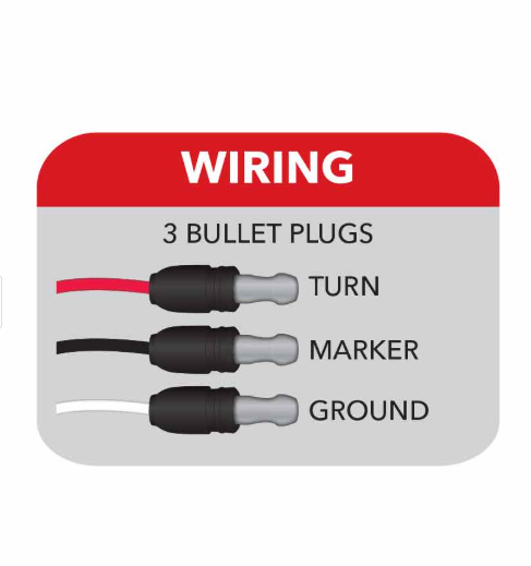 Amber Star-Burst Watermelon LED Light – 19 Diodes – Trux TLED-WTA - The New Vernon Truck Wash