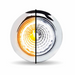 Trux 3/4″ Amber Marker to White Auxiliary Round Reflector LED Light – Dual Revolution – 1 Diode - The New Vernon Truck Wash