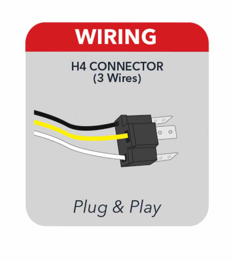 4" x 6" LED Reflector Headlight – Low Beam – 1700 Lumens – Trux TLED-H2 - The New Vernon Truck Wash