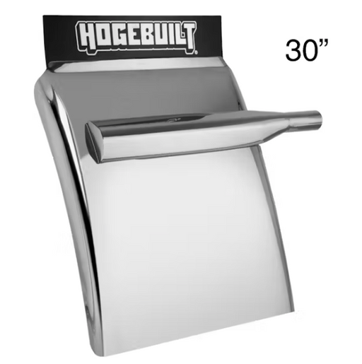 Hogebuilt M-Series 430 Stainless Steel Quarter Fender Kit (Pair) – 30" or 34" Drop – Fits Peterbilt, Kenworth, Freightliner - The New Vernon Truck Wash