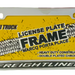 Freightliner - Chrome Zinc License Plate Frame with Silkscreen Printing - The New Vernon Truck Wash