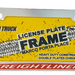 Freightliner - Chrome Zinc License Plate Frame with Silkscreen Printing - The New Vernon Truck Wash