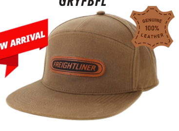 Freightliner Flat Brim Hat – 7-Panel Snapback Truck Cap - The New Vernon Truck Wash