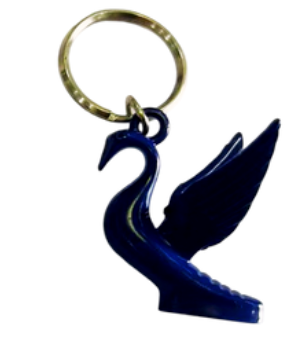 Classic Flying Swan Keychain – Chrome Finish (Peterbilt Style) - The New Vernon Truck Wash