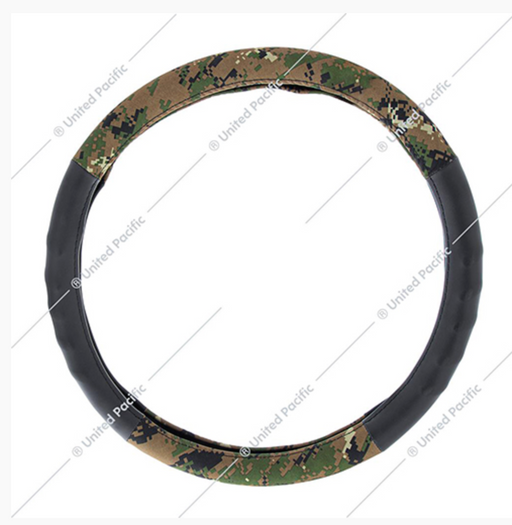 United Pacific 70401 – 18" Camo Steering Wheel Cover (Packaging Wear Discount) - The New Vernon Truck Wash