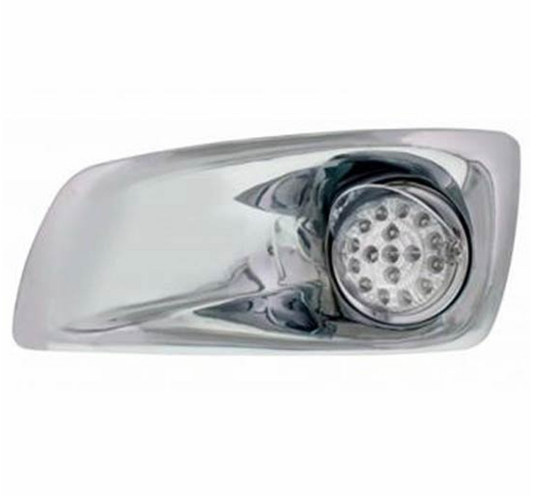 United Pacific 42709 – Kenworth T660 Front Bumper 17 Amber LED Clear Lens Light with Reflector (Driver Side, Discounted Packaging) - The New Vernon Truck Wash