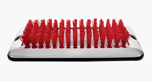 United Pacific – Stainless Shoe & Boot Scraper With Nylon Brush - The New Vernon Truck Wash