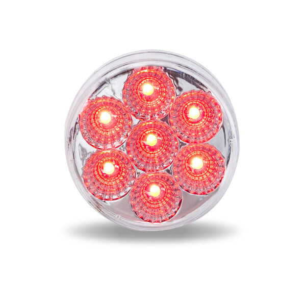 2" & 2.5" Red Marker to White Auxiliary Round LED Light