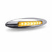 TRUX 6″ Clear Amber Marker Slim Flatline LED Light - Illuminated