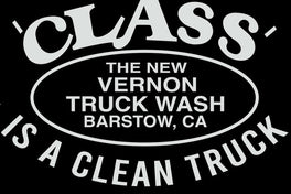 The New Vernon Truck Wash Black Logo