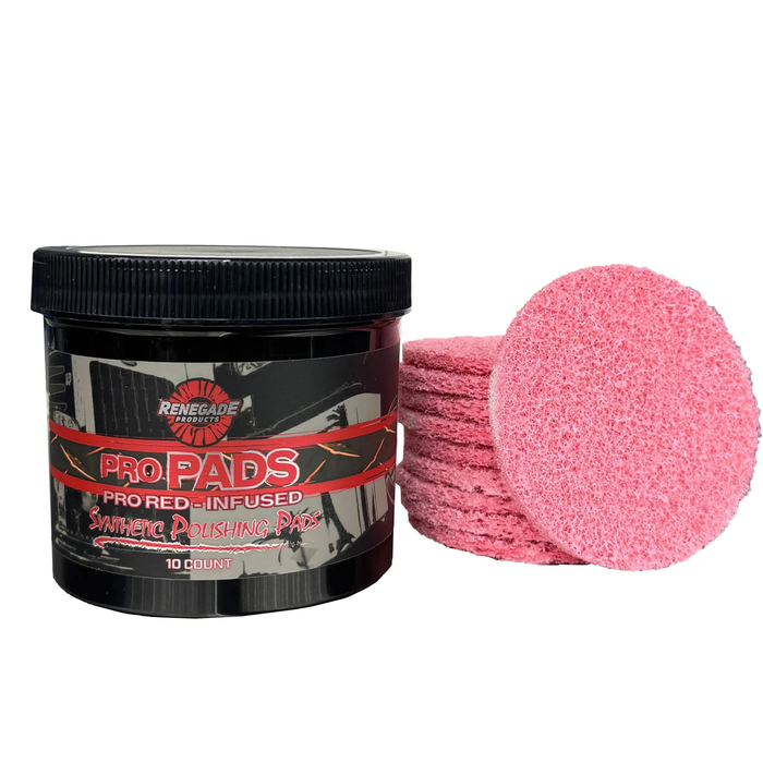 Renegade – Pro Red-Infused Polishing Pads - The New Vernon Truck Wash