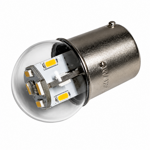 G18 LED Bulb Amber BA15S | AL Manufacturing