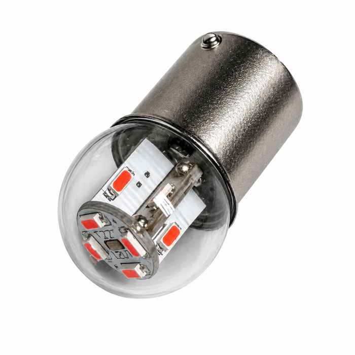 G18 LED Bulb Red BA15S | AL Manufacturing