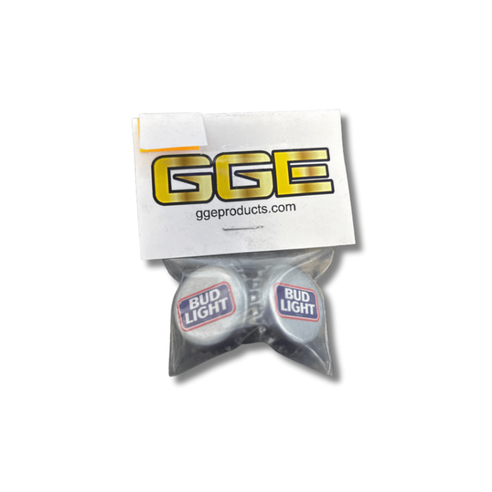 Bottle Cap Valve Stem Cap – Budlight Silver | GGE Products