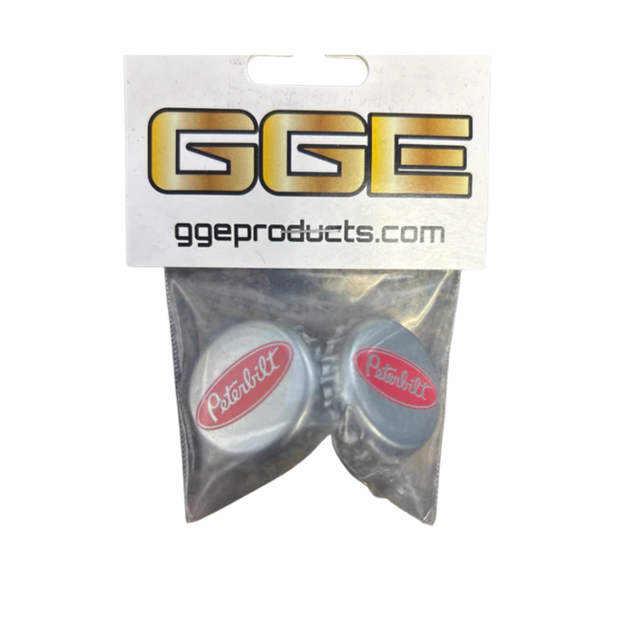 Bottle Cap Valve Stem Cap – Peterbilt Silver | GGE Products