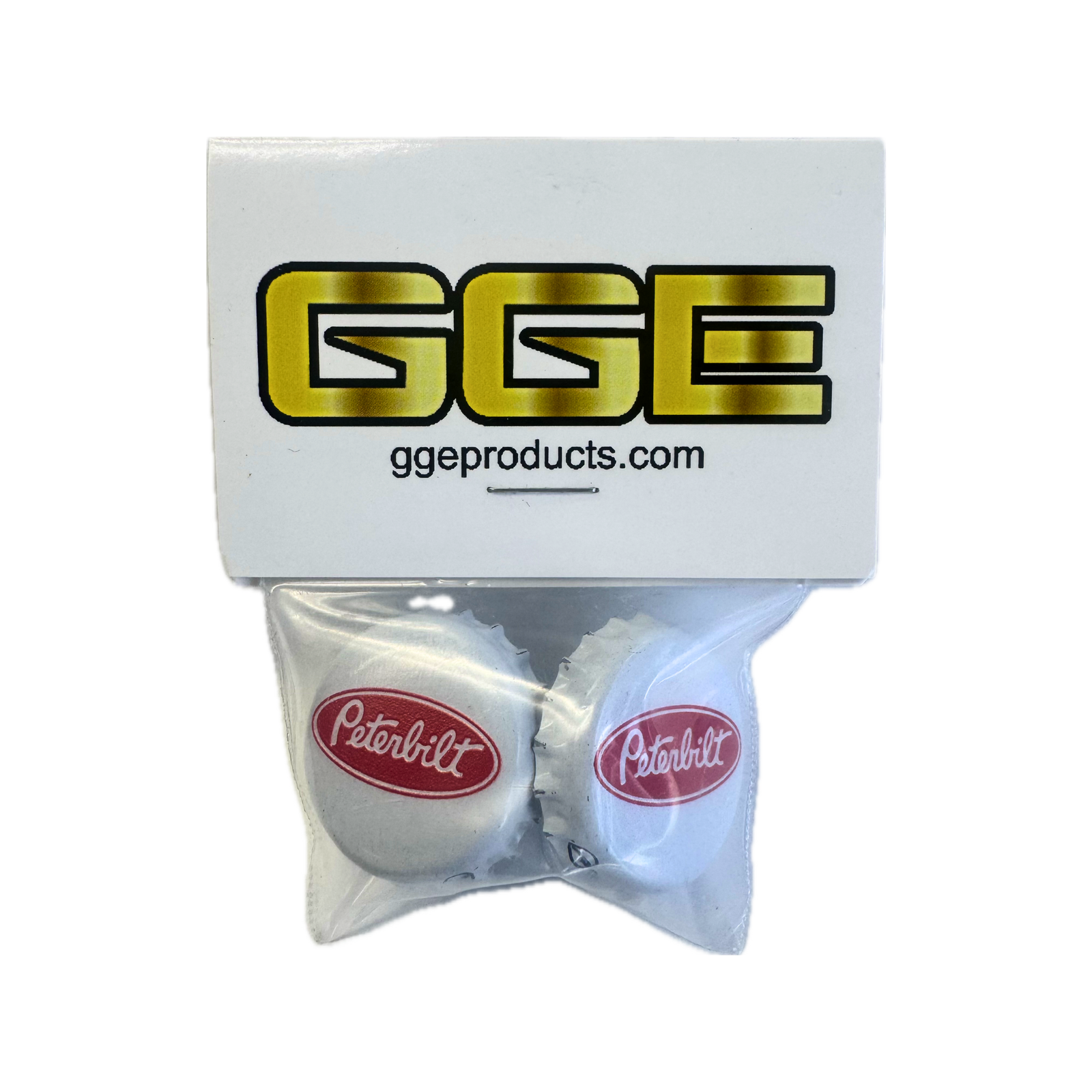 Bottle Cap Valve Stem Cap – Peterbilt White | GGE Products