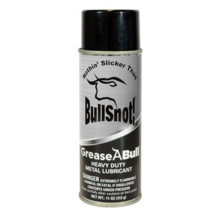 BullSnot GreaseABull | 11 oz Heavy-Duty Spray Grease | Water-Resistant & Heat-Tolerant | Brown Ox Ventures