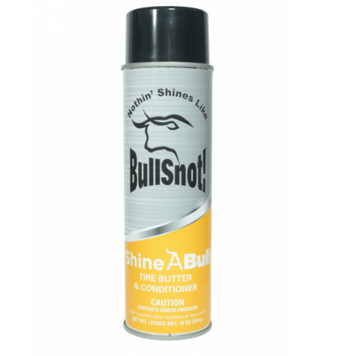 BullSnot ShineABull | 18 oz Tire & Trim Gloss Spray | Silicone-Free Instant Shine | Brown Ox Ventures