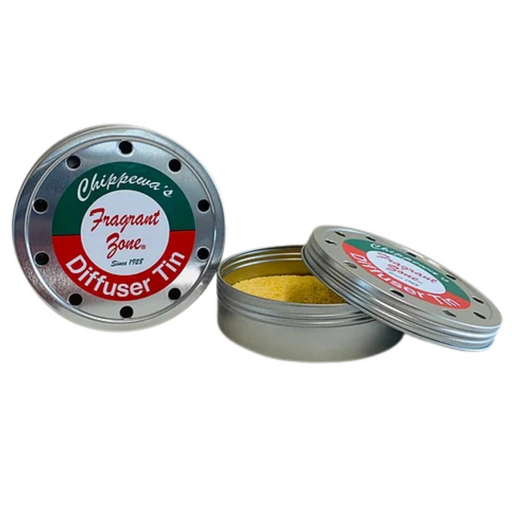 Round Diffuser Tin | 4" Metal Aroma Case | Chippewa's Fragrant Zone