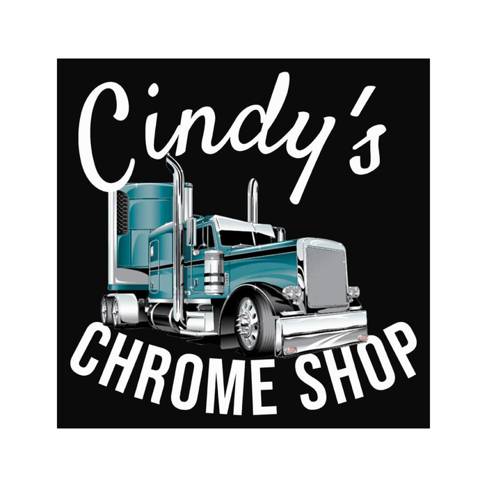Cindy’s Chrome Shop Logo Short Sleeve T Shirt Back Print The New Vernon Truck Wash