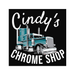 Cindy’s Chrome Shop Logo Short Sleeve T Shirt Back Print The New Vernon Truck Wash