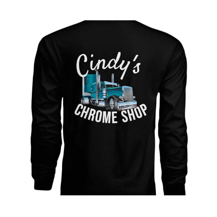 Cindy’s Chrome Shop Long Sleeve T Shirt Class Is a Clean Truck | Black | The New Vernon Truck Wash