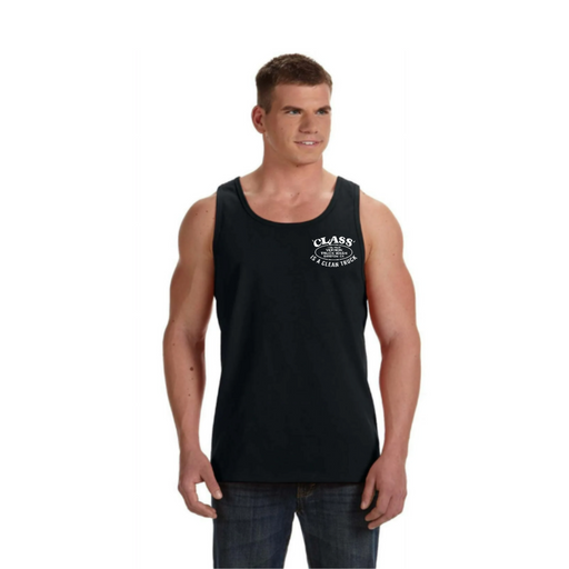 Cindy’s Chrome Shop Men’s Screen Printed Tank Top Black | The New Vernon Truck Wash