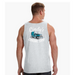 Cindy’s Chrome Shop Men’s Screen Printed Tank Top Light Grey | The New Vernon Truck Wash