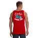 Cindy’s Chrome Shop Men’s Screen Printed Tank Top Red | The New Vernon Truck Wash