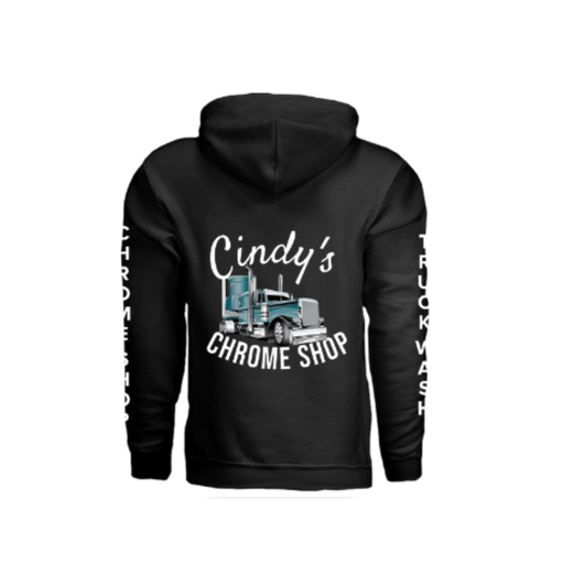 Cindy’s Chrome Shop Pullover Hoodie Class Logo | Black | The New Vernon Truck Wash