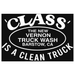 Class Is a Clean Truck Long Sleeve T Shirt | Black | The New Vernon Truck Wash