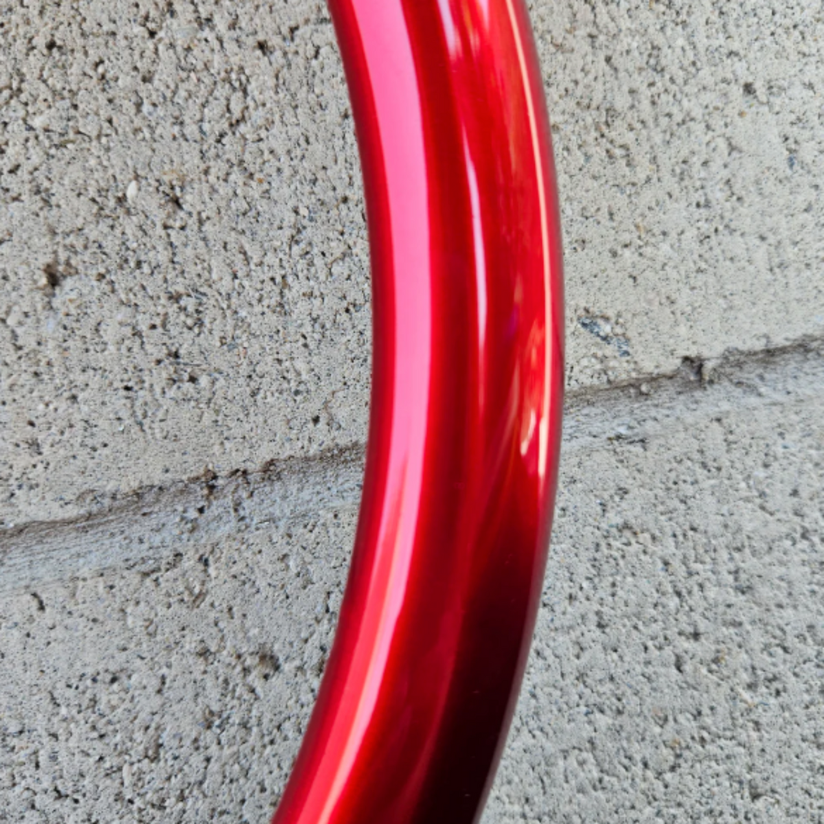 Forever Sharp 14 Inch Half Wrap Replacement Steering Wheel Outer Ring | Metallic Red | Forever Sharp
