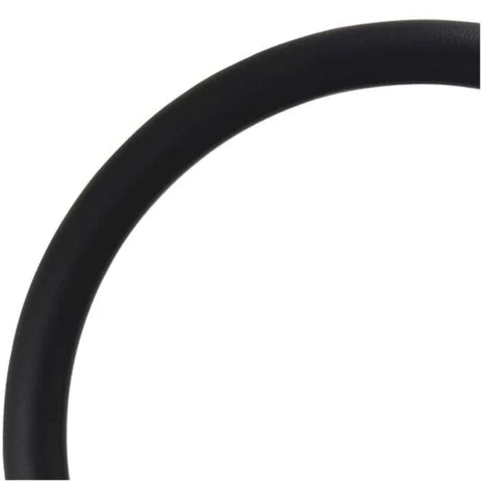 Forever Sharp 16 Inch Half Wrap Steering Wheel Cover | Black Vinyl | Forever Sharp