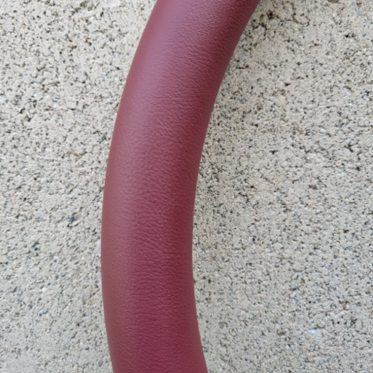 Forever Sharp 16 Inch Half Wrap Steering Wheel Cover | Burgundy Vinyl | Forever Sharp