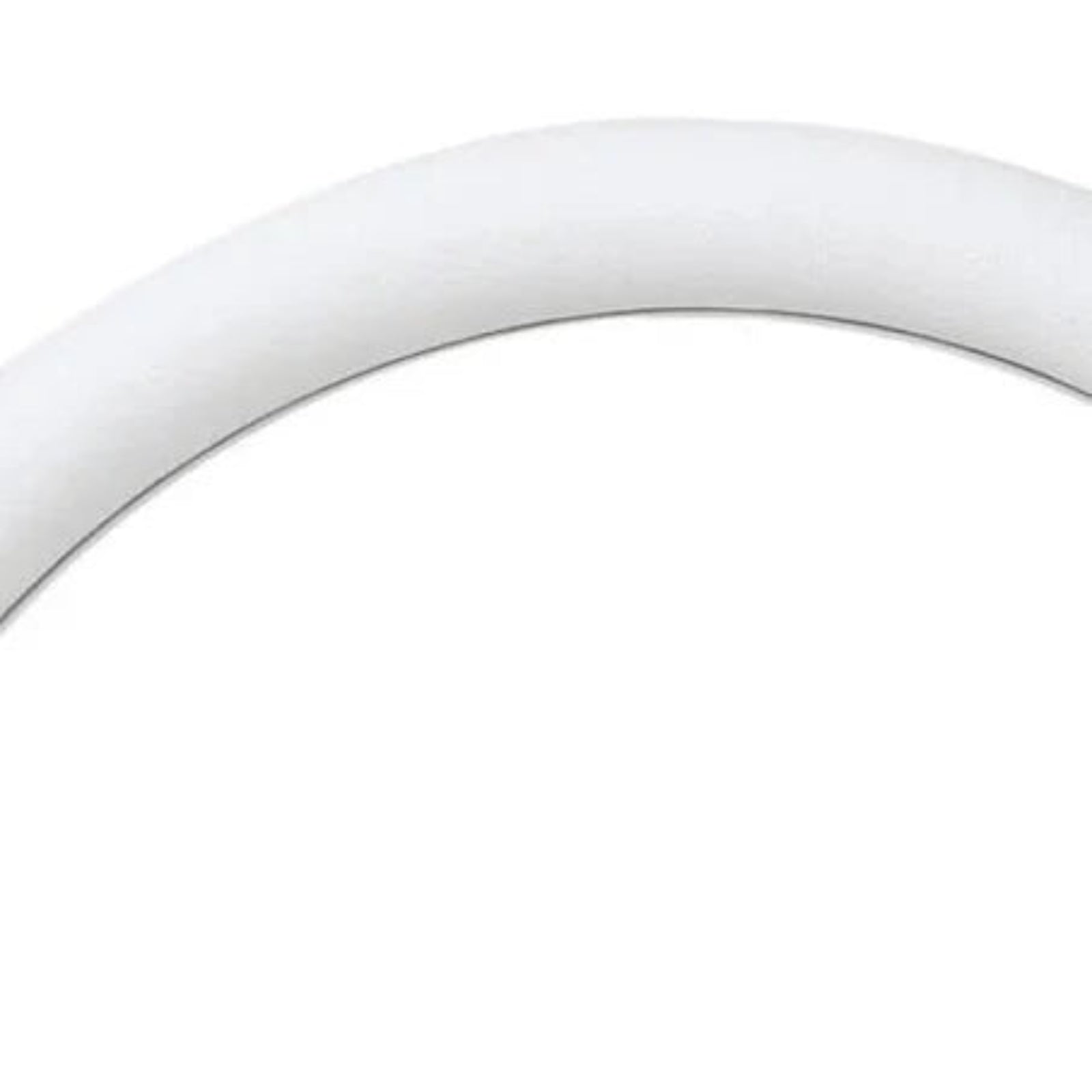 Forever Sharp 16 Inch Half Wrap Steering Wheel Cover | White Vinyl | Forever Sharp