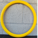 Forever Sharp 16 Inch Half Wrap Steering Wheel Cover | Yellow Vinyl | Forever Sharp