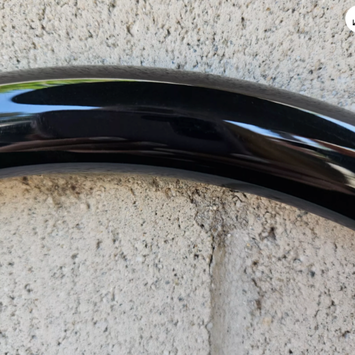 Forever Sharp 18 Inch Half Wrap Steering Wheel Cover Replacement | Black Hydro Dipped | Forever Sharp